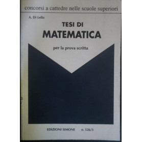Tesi di matematica