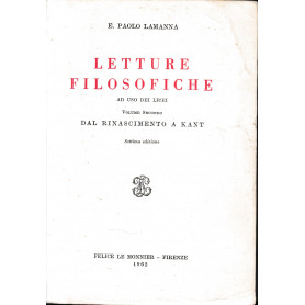 Letture filosofiche