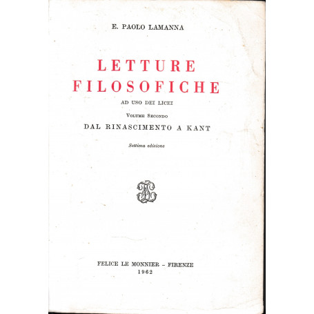 Letture filosofiche