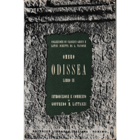 Odissea. Libro IX . Testo in Greco e Italiano.