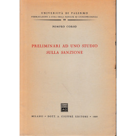 Preliminari ad uno studio sulla sanzione