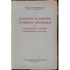Elementi di Diritto Pubblico Generale
