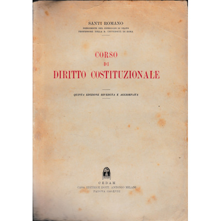 Corso di Diritto Costituzionale