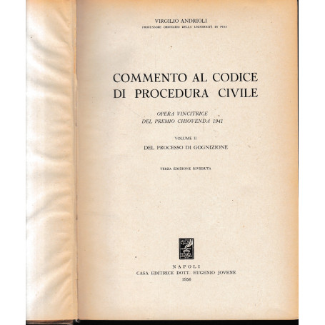 Commento al codice di procedura civile