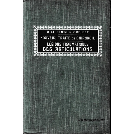 Lésions traumatiques des articulations