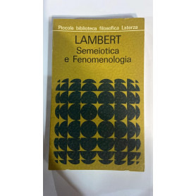 Lambert Semeiotica e Fenomenologia