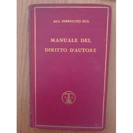Manuale del diritto d'autorefra