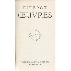 Oeuvres de Diderot
