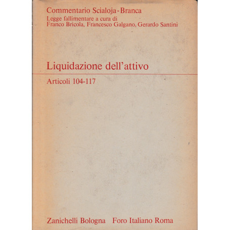 Liquidazione dell'attivo