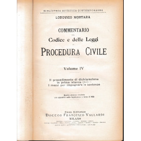 Commentario del Codice e delle Leggi di Procedura Civile