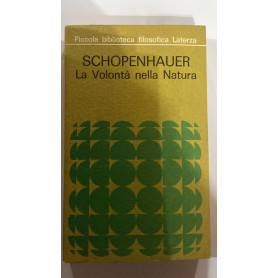 Schopenhauer La volontò nella Natura