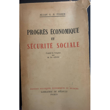 Progrès économique et sécurité sociale