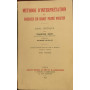 Méthode d'interprétation et sources en droit privé positif : essai critique. Tome premier