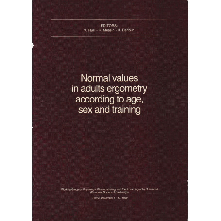 Normal values in adults ergometry according to age