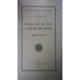 Dalle rive del Nilo ai lidi del "Mar nostro". Appendice al Vol. I