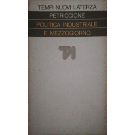 Politica industriale e mezzogiorno