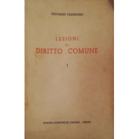 Lezioni di diritto comune