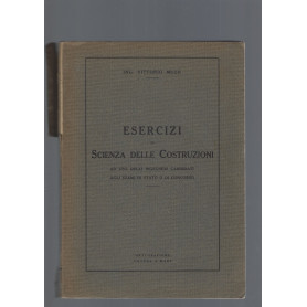 ESERCIZI DI SCIENZA DELLE COSTRUZIONI