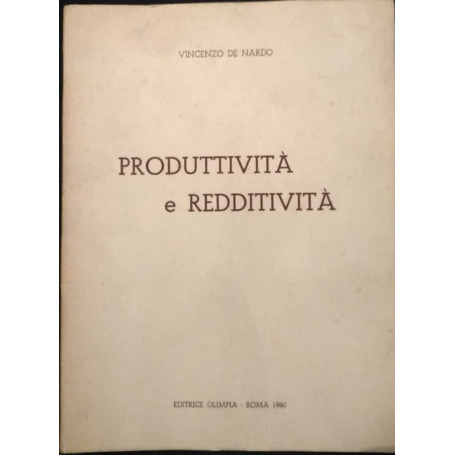 Produttività  e redditività