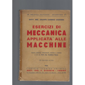 ESERCIZI DI MECCANICA APPLICATA ALLE MACCHINE