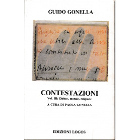 Contestazioni. Vol. III: Diritto  morale  religione