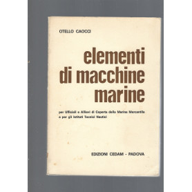 ELEMENTI DI MACCHINE MARINE