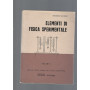 ELEMENTI DI FISICA SPERIMENTALE  vol I