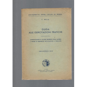 GUIDA ALLE ESERCITAZIONI PRATICHE