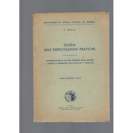 GUIDA ALLE ESERCITAZIONI PRATICHE