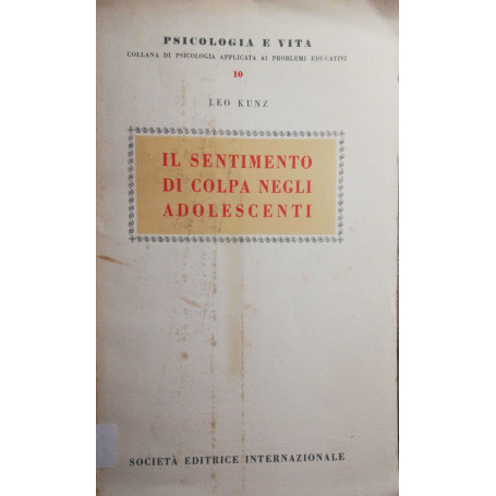 Il sentimento di colpa negli adolescenti