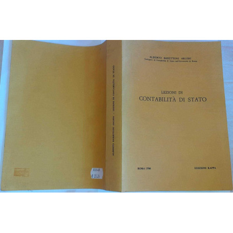 Lezioni di contabilita' di stato (anni acc. 1982/83-1984/85)