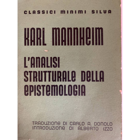 L'analisi strutturale della epistemologia