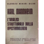 L'analisi strutturale della epistemologia
