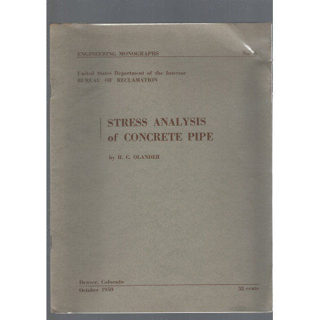 STRESS ANALYSIS OF CONCRETE  PIPE