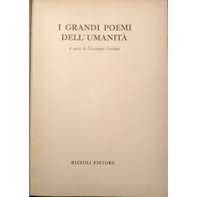 I grandi poemi dell'umanità