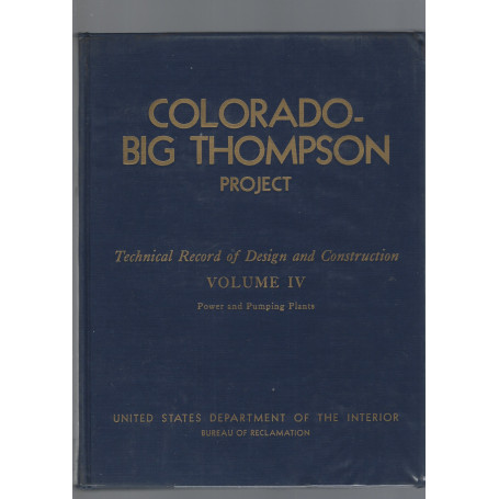 COLORADO BIG THOMPSON PROJECT  vol IV