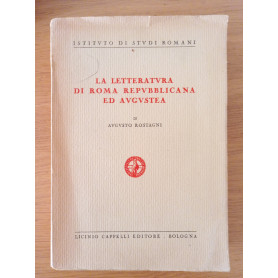 La letteratura di Roma Repubblicana ed Augustea