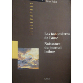 Les baromètres de l'ame Naissance du journal intime