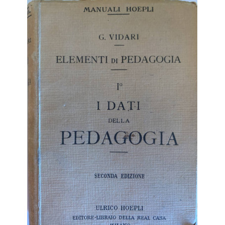 I dati della pedagogia