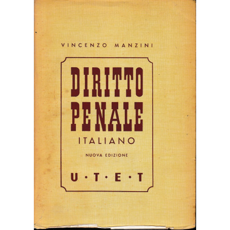 Trattato di Diritto Penale Italiano  vol. 9°