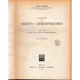 Corso di Diritto Amministrativo  vol. 4°