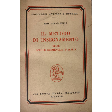 Il metodo di insegnamento nelle scuoel elementari d'Italia