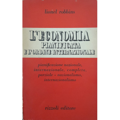 L'economia pianificata e l'ordine internazionale