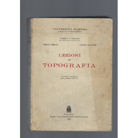 LEZIONI DI TOPOGRAFIA