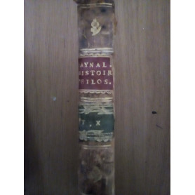 Recueil de diverses pieces. Servant de Supplement a L' histoire philosophique et politique Tome X