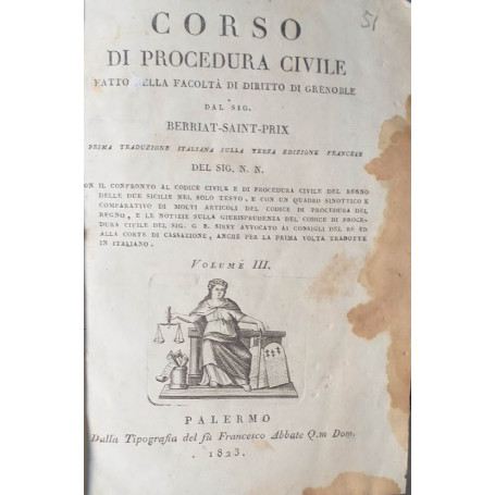 Corso di Procedura Civile fatto nella facoltà di Diritto di Grenoble  Con Il confronto al Codice Civile e di Procedura Ci