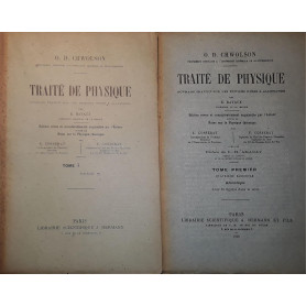 Traité de physique: l'état liquide et l'état solidedes corpes Tome I Fascicule 3 da p.561 a 872  Mecanique