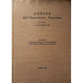 Annali dell'osservatorio vesuviano: volume VIII Supplemento celebrativo del 125° anniversario della istituzione dell'Osserva