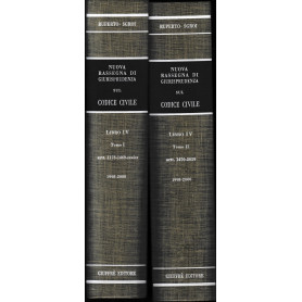 Nuova rassegna di giurisprudenza sul Codice civile. Aggiornamento 1998-2000 (artt. 1173-1469-sexies e artt. 1470-2059) (Vol. 4).