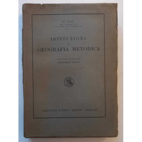 Istituzioni di geografia metodica